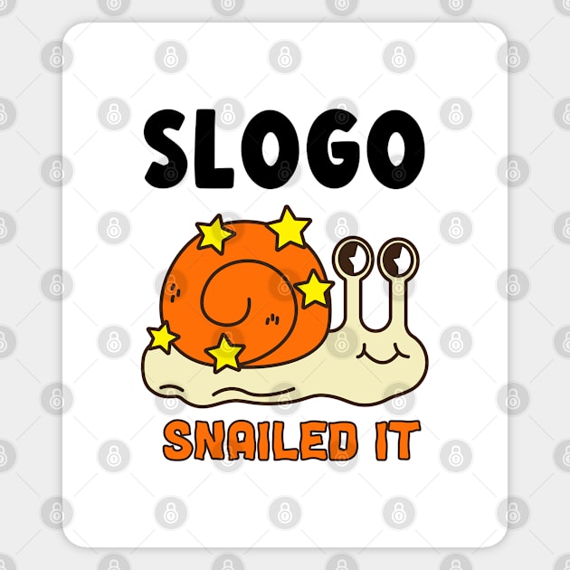 Slogo, I Love Slugs Sticker by Cor Designs